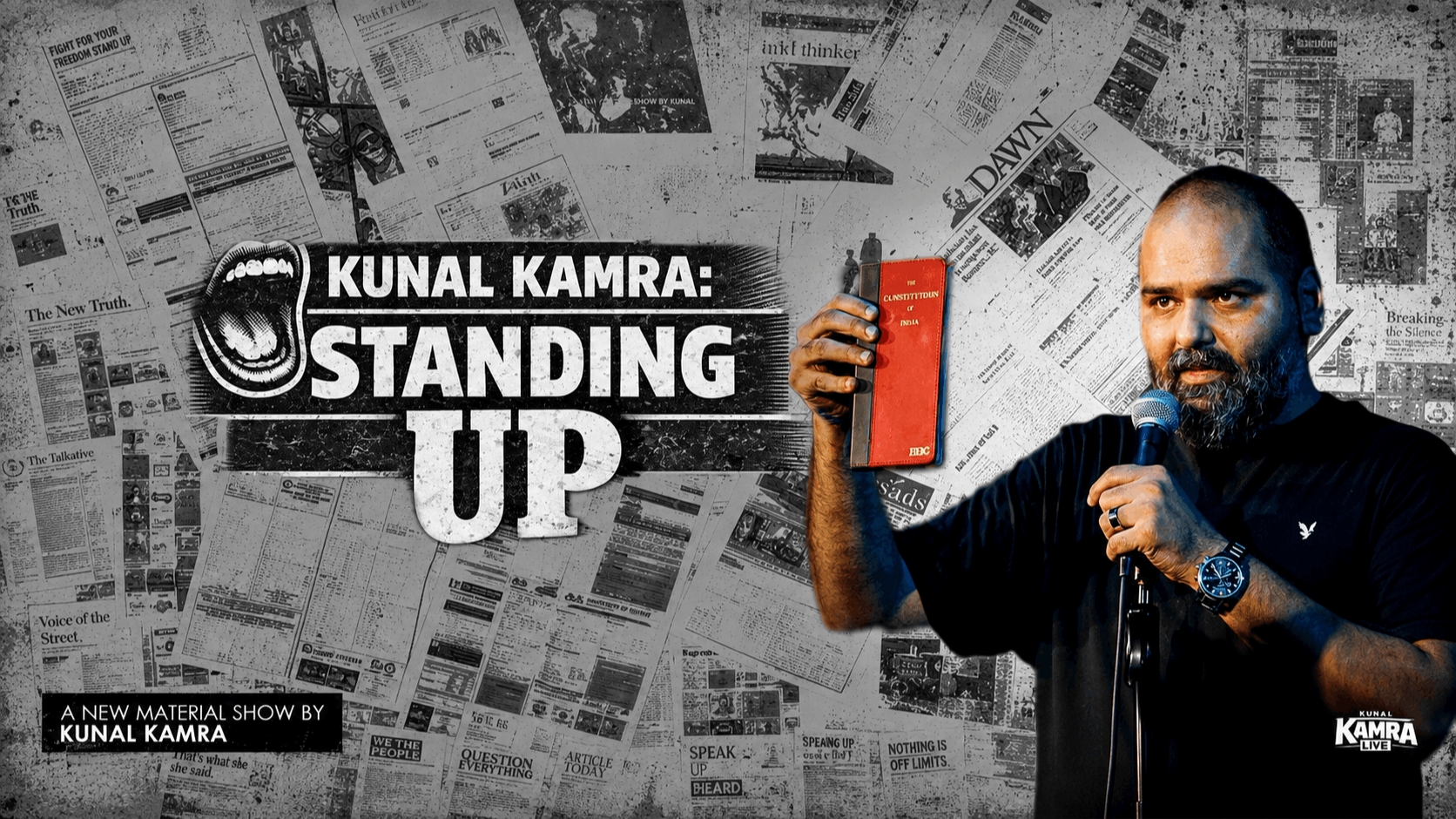 Standing Up by Kunal Kamra — Comedy party in Bengaluru